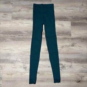 Dark Teal High Waisted Leggings Athletic Gym Workout Yoga Activewear #leggings